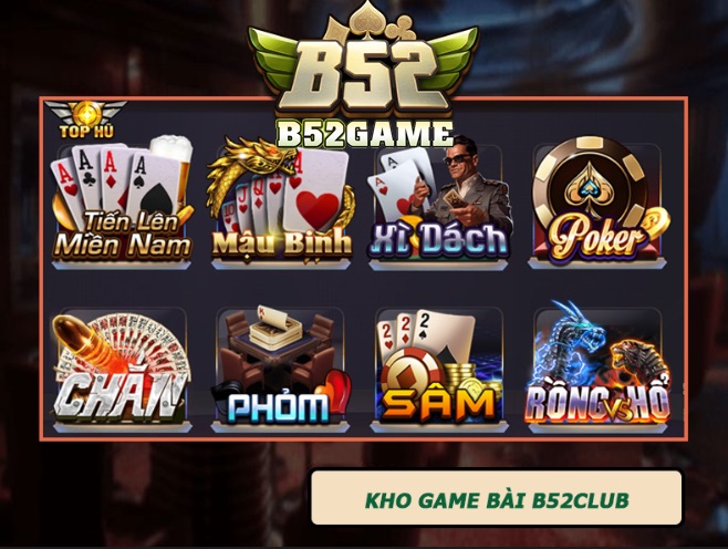 Kho game bài khủng đa dạng các thể loại game